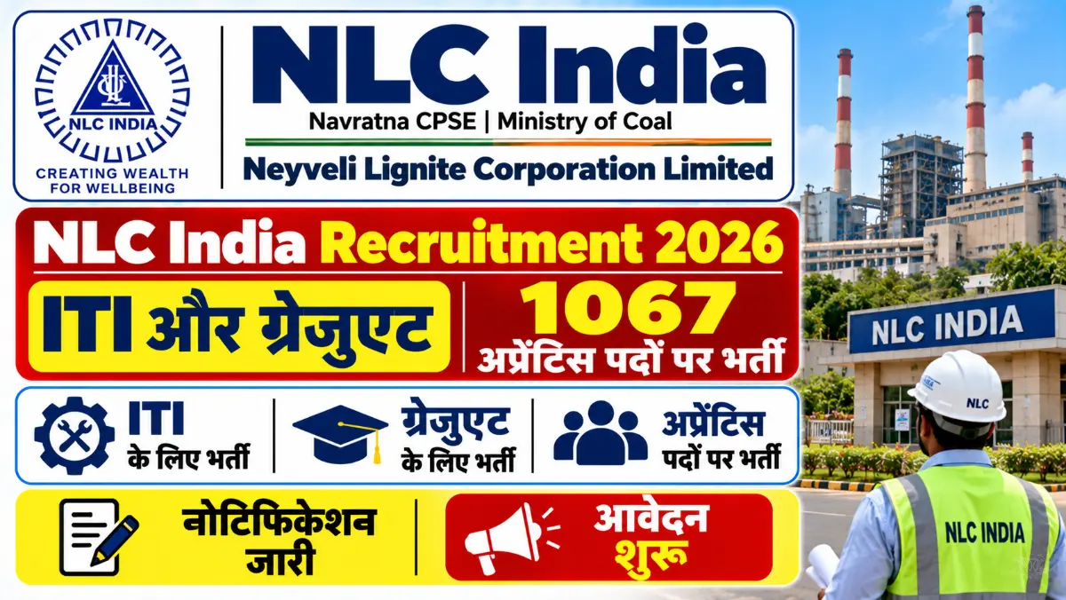 NLC India Recruitment 2026